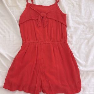 Abercrombie front tie romper
